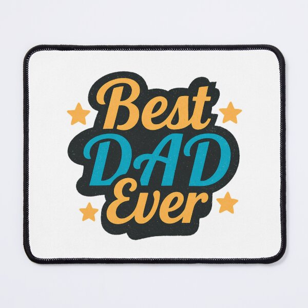 Item preview, Best Dad Ever with Yellow & Blue Stars designed and sold by jeweleddesigns.