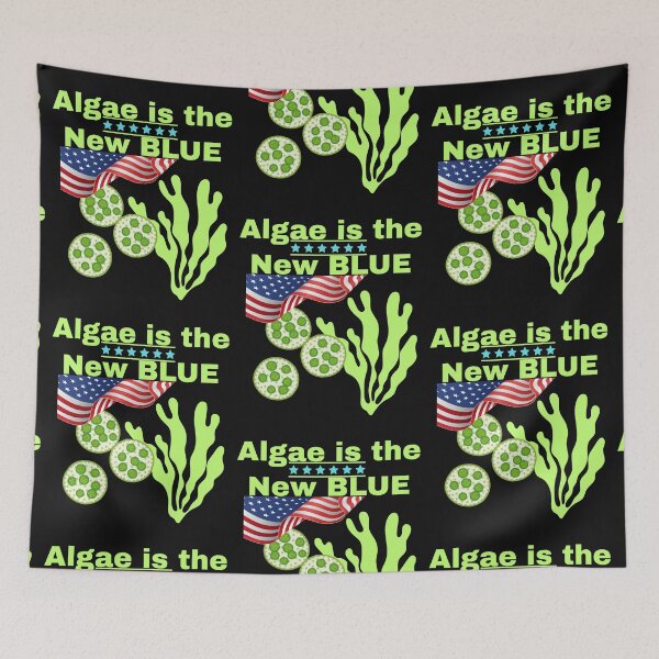 Item preview, Algae Is The New Blue - Sarcastic Souvenir Vote Democrat Design designed and sold by EarthArtDesigns.