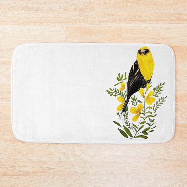 Item preview, Yellow Headed Blackbird and Wildflowers Painting designed and sold by ArtistsAtticWI.