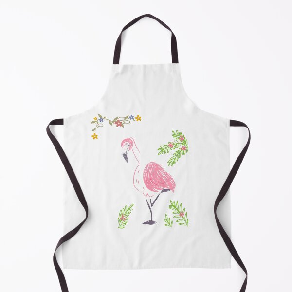 Item preview, Cute Pink Flamingo Floral Design designed and sold by Emianartstudio.
