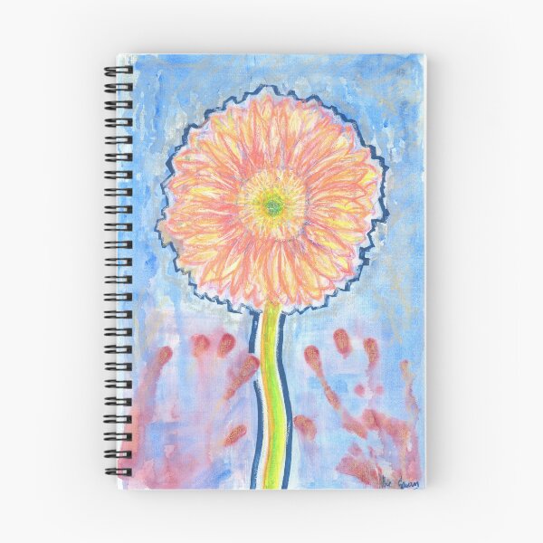 Item preview, FUNKY FLOWER BLUE | Watercolor Floral Art | Quirky Aesthetic Design | Soft Pastel Bloom designed and sold by BlueberrySwan.