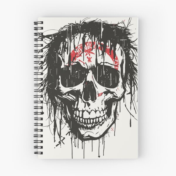 Item preview, Distressed Drip Skull Dark Occult Streetwear designed and sold by ERODED SELF.