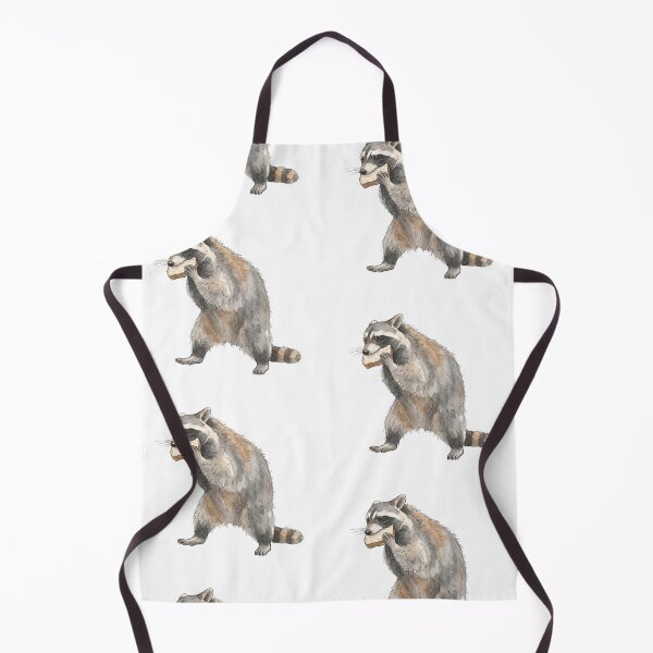 Item preview, Watercolor Raccoon With Bread designed and sold by LuloCreative.