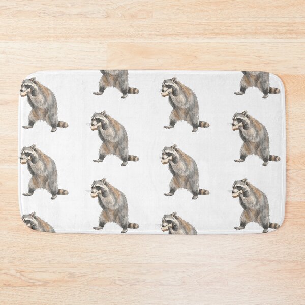 Item preview, Watercolor Raccoon With Bread designed and sold by LuloCreative.