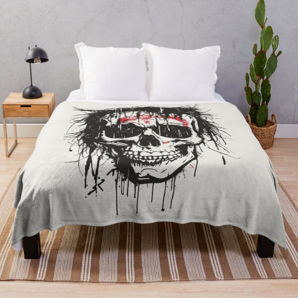 Item preview, Distressed Drip Skull Dark Occult Streetwear designed and sold by ERODED SELF.