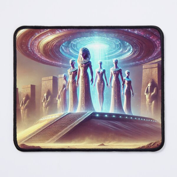 Item preview, Anunnaki Ancient Astronauts and UFO Alien Mothership Desert designed and sold by UmSkelig834.