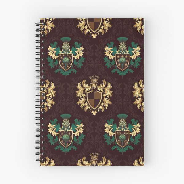 Item preview, Pine Cone Mandala Heraldic Luxury Pattern designed and sold by IntelliMindDesigns.