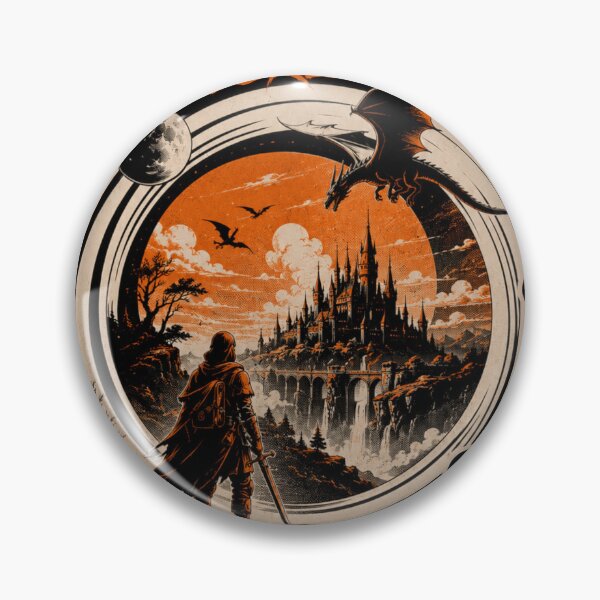 Item preview, Explore New Worlds Fantasy Dragon Castle Adventure Design designed and sold by PunkVerseStudio.