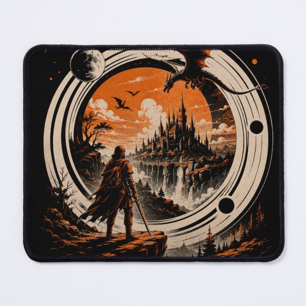 Item preview, Explore New Worlds Fantasy Dragon Castle Adventure Design designed and sold by PunkVerseStudio.