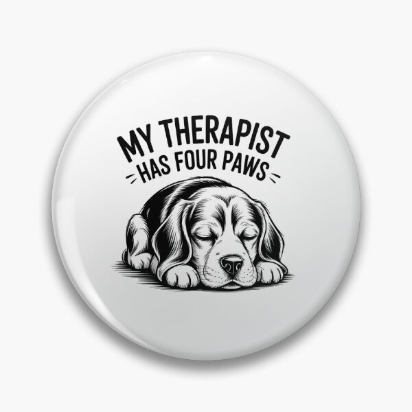 Item preview, My Therapist Has Four Paws – Dog Lover Comfort Design designed and sold by Cool-cat-art.