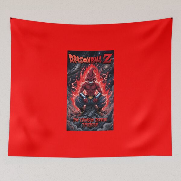Item preview, Crimson Malice: Ultimate Kid Buu Sci-Fi Anime Poster designed and sold by Mavila Forge.