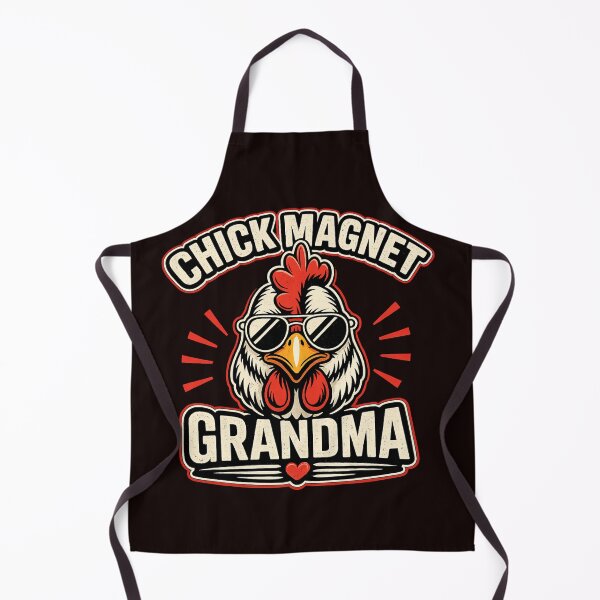 Item preview, FUNNY CHICK MAGNET GRANDMA designed and sold by GrumpyGrans3.