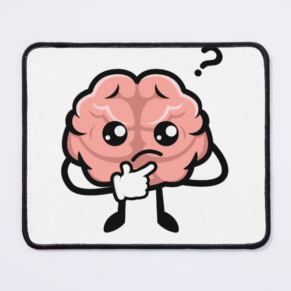 Item preview, Thinking Brain Cartoon Character designed and sold by DailyDoodlesBySumbul.
