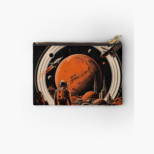 Item preview, Explore Mars Retro Space Colony Sci Fi Adventure Design designed and sold by PunkVerseStudio.