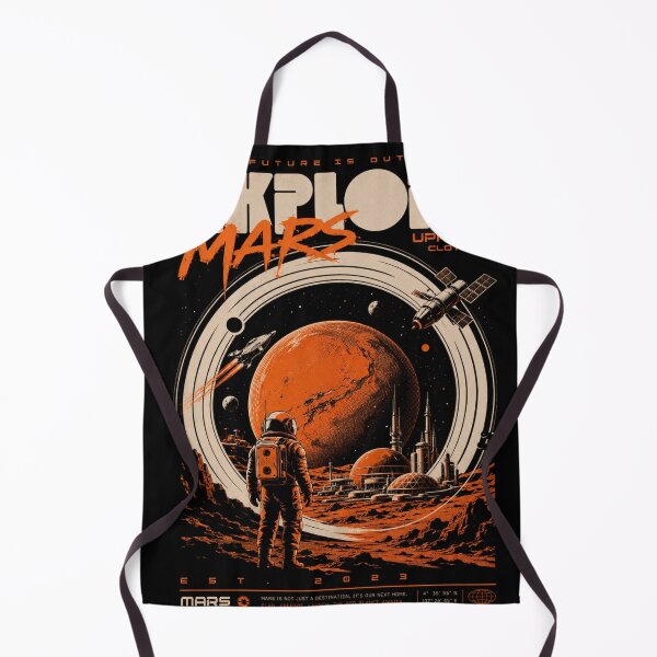 Item preview, Explore Mars Retro Space Colony Sci Fi Adventure Design designed and sold by PunkVerseStudio.