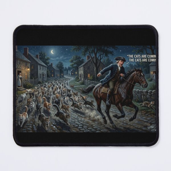 Item preview, Paul Revere "The Cats are coming!" designed and sold by Art Arcade.