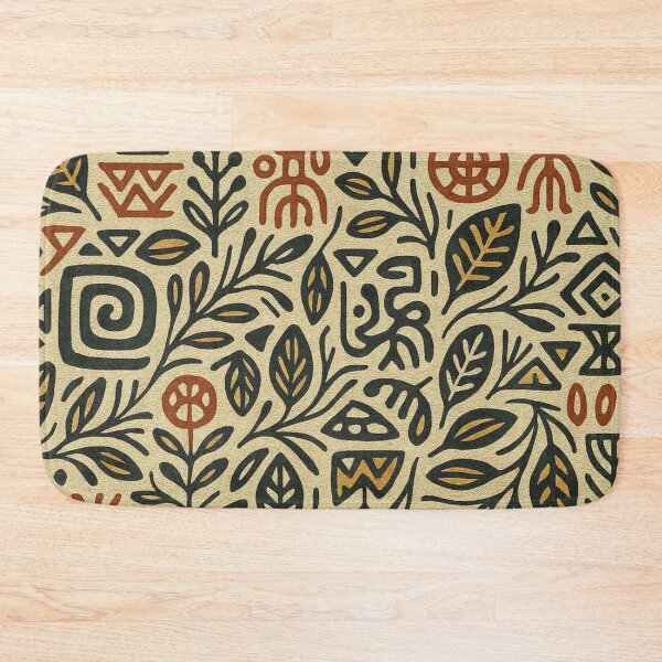 Item preview, Shoresh Ancestral Roots Folk Art Pattern designed and sold by Monkeysalad.