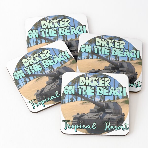 Item preview, Dicker on the Beach Tropical Resort designed and sold by BarracksWear.