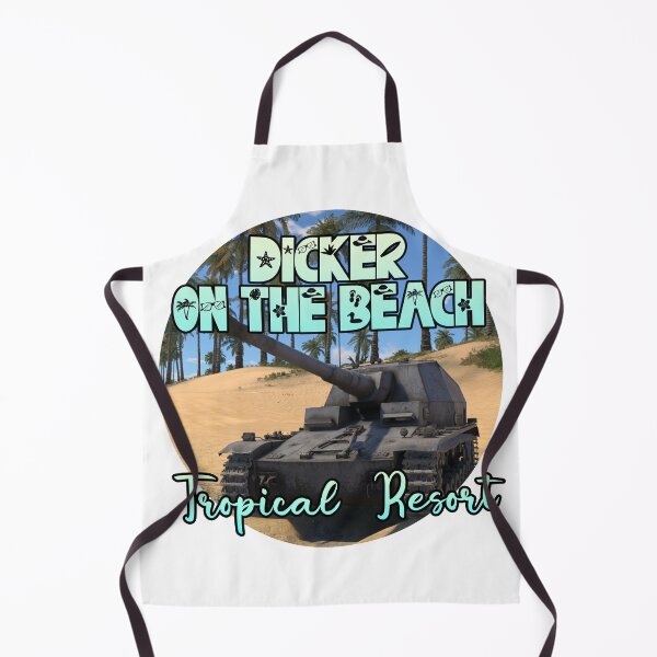 Item preview, Dicker on the Beach Tropical Resort designed and sold by BarracksWear.