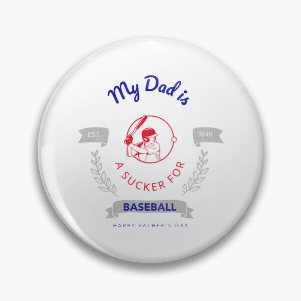 Item preview, My Dad Is a Sucker for Baseball Fathers Day T-Shirt designed and sold by Mosidrip.