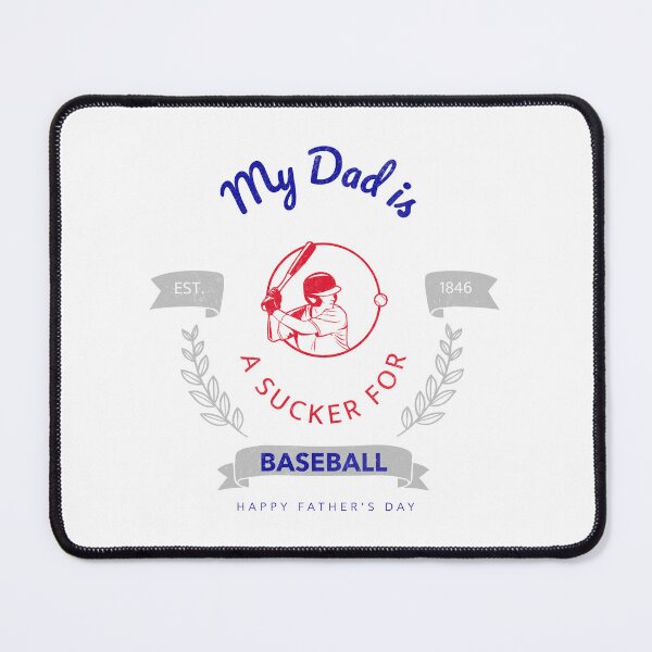 Item preview, My Dad Is a Sucker for Baseball Fathers Day T-Shirt designed and sold by MOSIDRIP™.