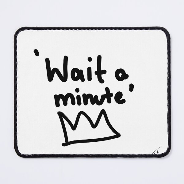 Item preview, wait a minute, basquiat , pop art designed and sold by Kasia1987t.