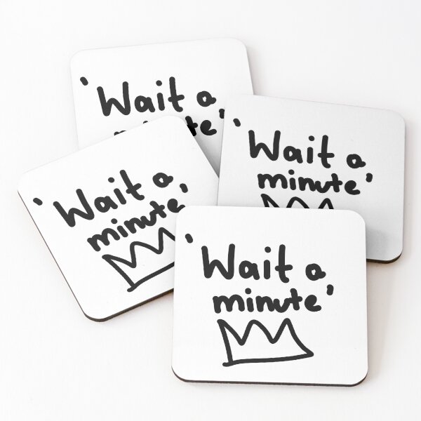 Item preview, wait a minute, basquiat , pop art designed and sold by Kasia1987t.