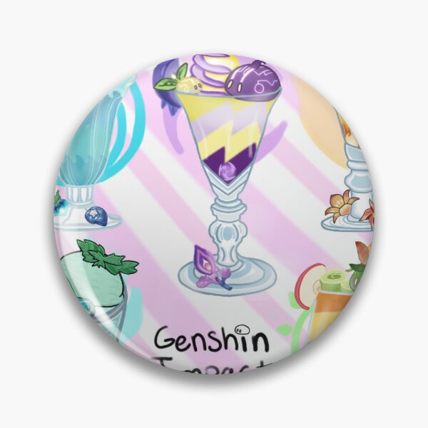Item preview, Genshin Impact Slime Parfait Sticker Sheet designed and sold by amomotea.