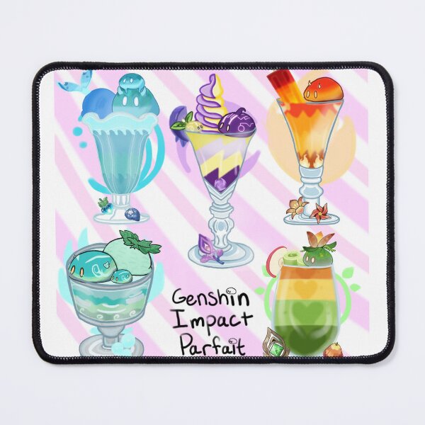Item preview, Genshin Impact Slime Parfait Sticker Sheet designed and sold by amomotea.