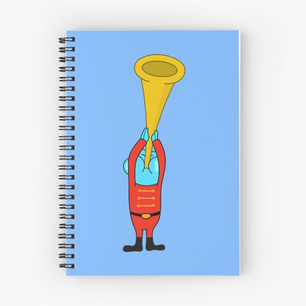 Item preview, SpongeBob- fish 2 playing the trumpet in the Bubble Bowl designed and sold by DibujandoPorfa.