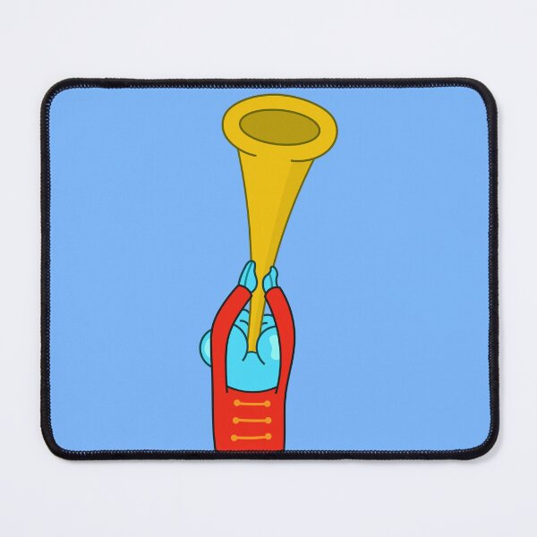 Item preview, SpongeBob- fish 2 playing the trumpet in the Bubble Bowl designed and sold by DibujandoPorfa.