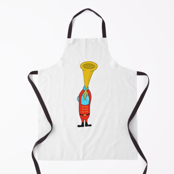 Item preview, SpongeBob- fish 2 playing the trumpet in the Bubble Bowl designed and sold by DibujandoPorfa.