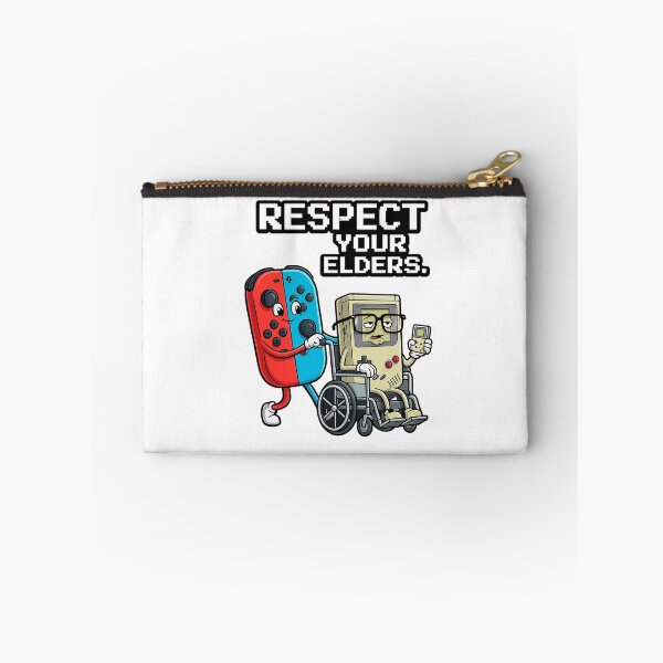Item preview, Respect Your Elders Retro Gaming Shirt | Classic Gamer Humor Graphic Tee designed and sold by GarnerSupplyCo.