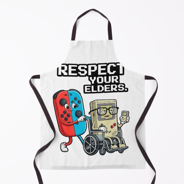 Item preview, Respect Your Elders Retro Gaming Shirt | Classic Gamer Humor Graphic Tee designed and sold by GarnerSupplyCo.