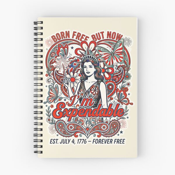 Item preview, Born Free But Now Im Expensive 4th of July Statue of Liberty designed and sold by gear-posters.
