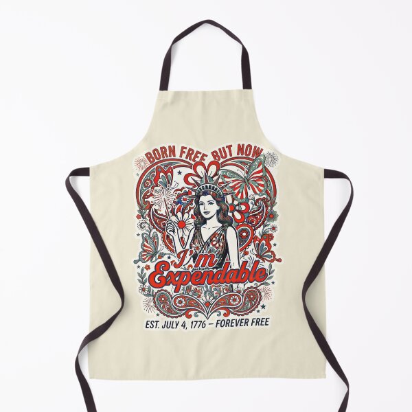Item preview, Born Free But Now Im Expensive 4th of July Statue of Liberty designed and sold by gear-posters.