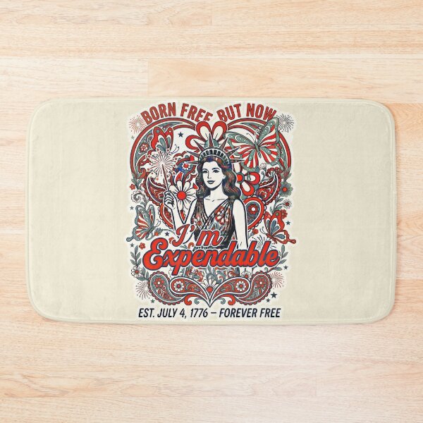 Item preview, Born Free But Now Im Expensive 4th of July Statue of Liberty designed and sold by gear-posters.