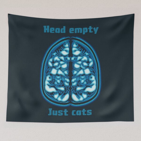 Item preview, Head Empty Just Cats designed and sold by Tobe Fonseca®.