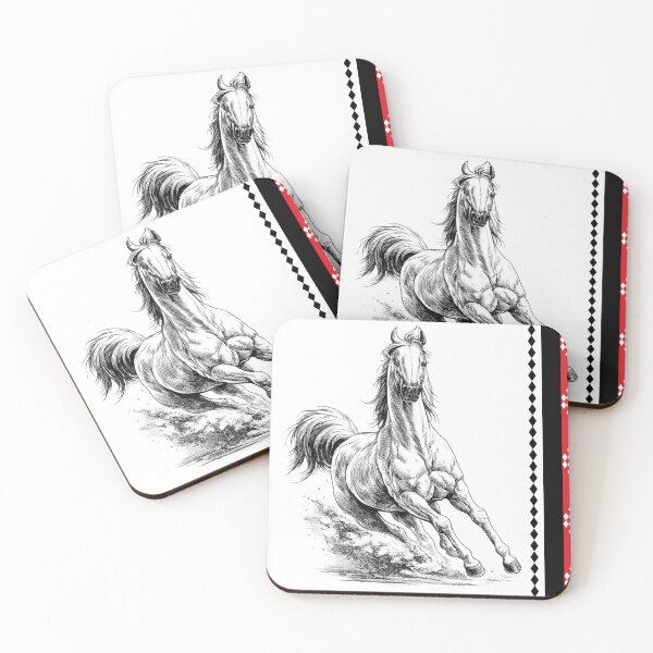 Item preview, Arabian Horse Heritage UAE designed and sold by NUSKHAH UAE | Emirati Heritage Art.