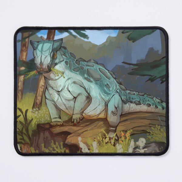 Item preview, Paleoart - ankylosaurus on a log designed and sold by TheDinosaur Mann.