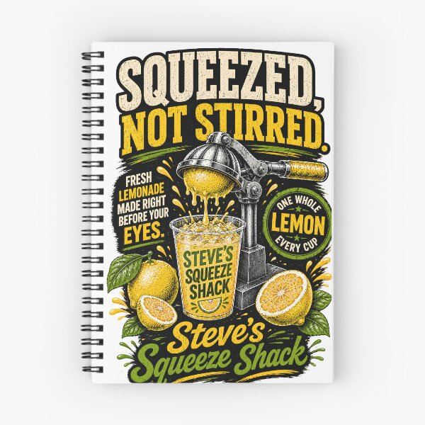Item preview, Steve's Squeeze Shack Lemonade Stand Design designed and sold by ValerieMakesIt!.