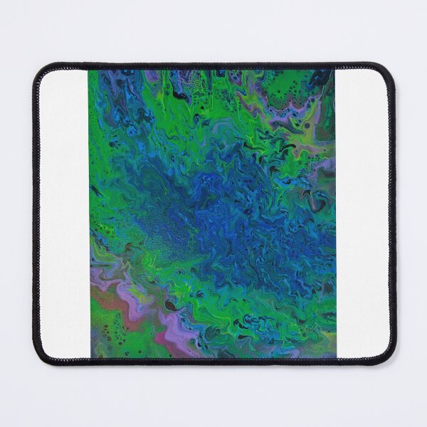 Item preview, Ocean Depths Abstract Fluid Art Print designed and sold by CaraSquiresArt.