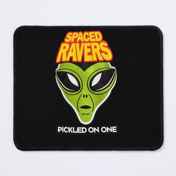 Item preview, Spaced Ravers Pickled on One Alien Design | Retro Rave Humor Graphic Tee designed and sold by GarnerSupplyCo.