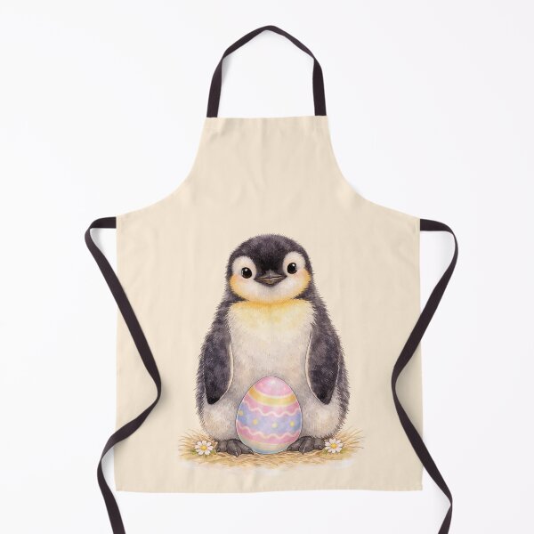 Item preview, Penguin with Pastel Egg | Easter Watercolor designed and sold by inspired-works.