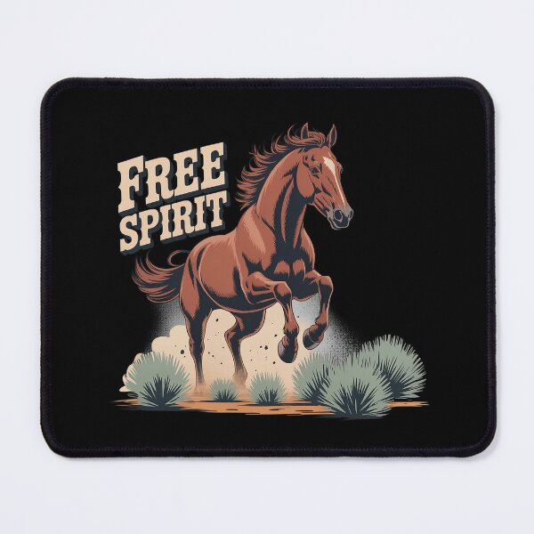 Item preview, Free Spirit Horse – Western Cowgirl & Horse Lover Design designed and sold by Cool-cat-art.