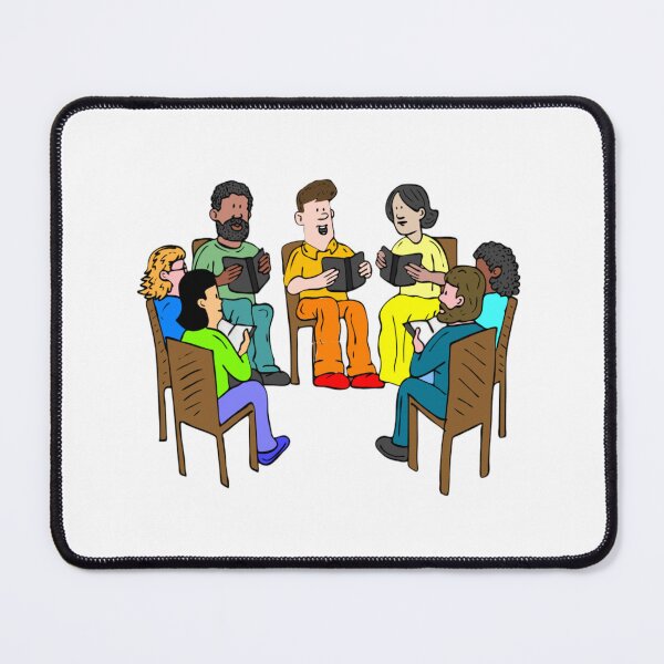 Item preview, Book Club Group Discussion designed and sold by DailyDoodlesBySumbul.