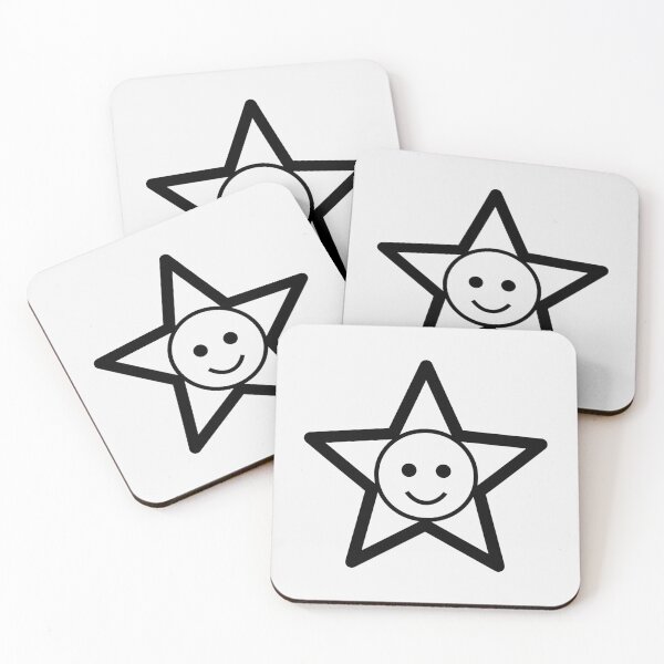 Item preview, Minimalist Smiling Star Fine Line Art designed and sold by NoraStudioArt.