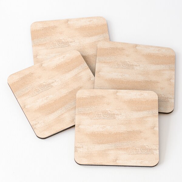 Item preview, Monochromatic Painterly Abstract in Cream Beige designed and sold by Artistestella.