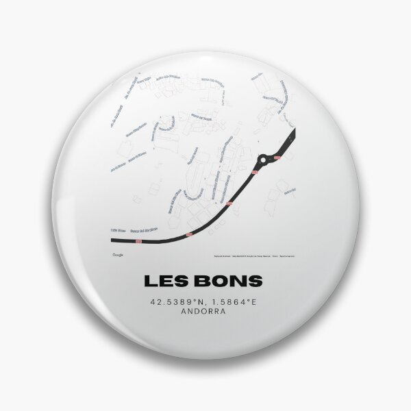 Item preview, Les Bons Andorra Minimalist Map Art Print designed and sold by RM-Journey.