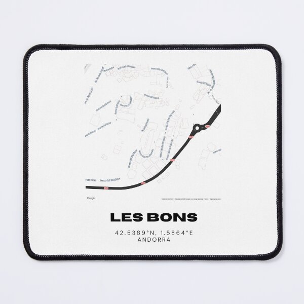 Item preview, Les Bons Andorra Minimalist Map Art Print designed and sold by RM-Journey.
